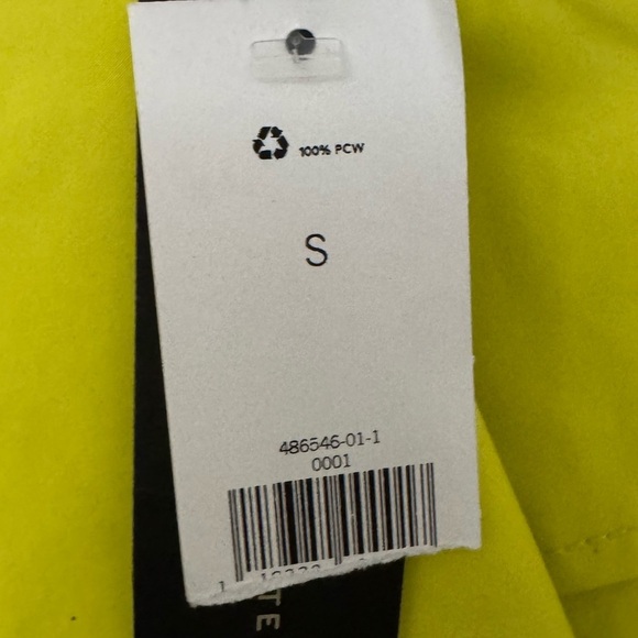 Banana Republic Double Breasted Neon Yellow Mac Jacket Size Small - Picture 5 of 6